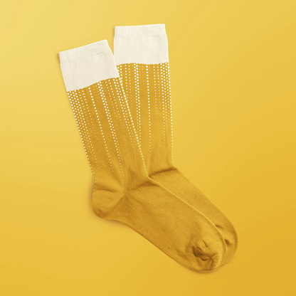 Luckies - Socks | Craft Beer Socks | Hazy IPA - Orange