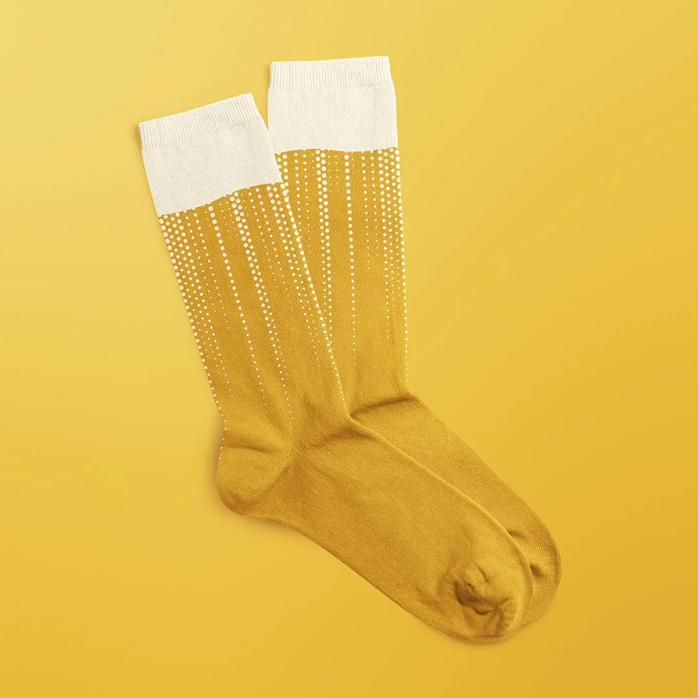 
            
                Load image into Gallery viewer, Luckies - Socks | Craft Beer Socks | Hazy IPA - Orange
            
        