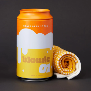 Luckies - Socks | Craft Beer Socks | Blonde - Yellow