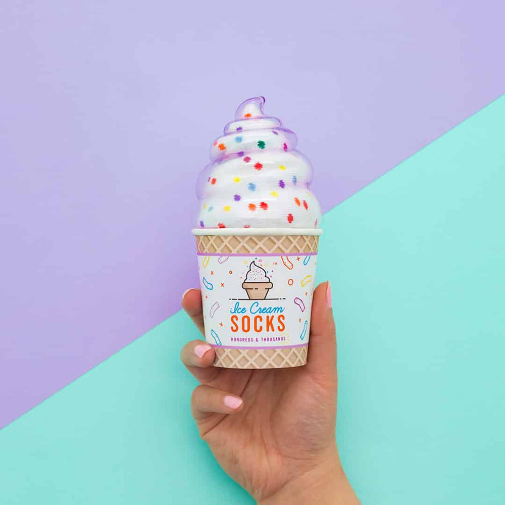 Luckies - Socks | Ice Cream Socks | Hundreds & Thousands