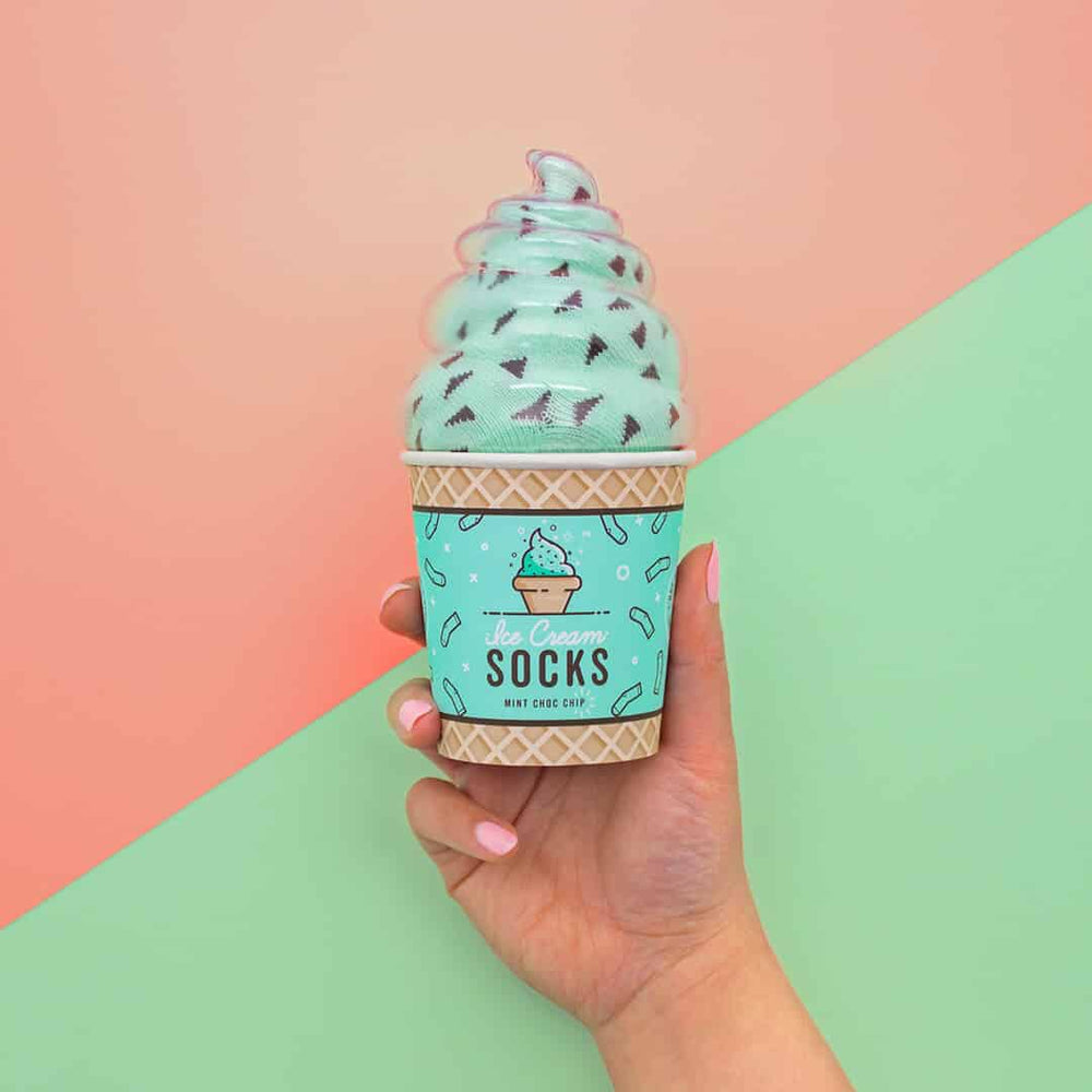 Luckies - Socks | Ice Cream Socks | Mint Choc Chip
