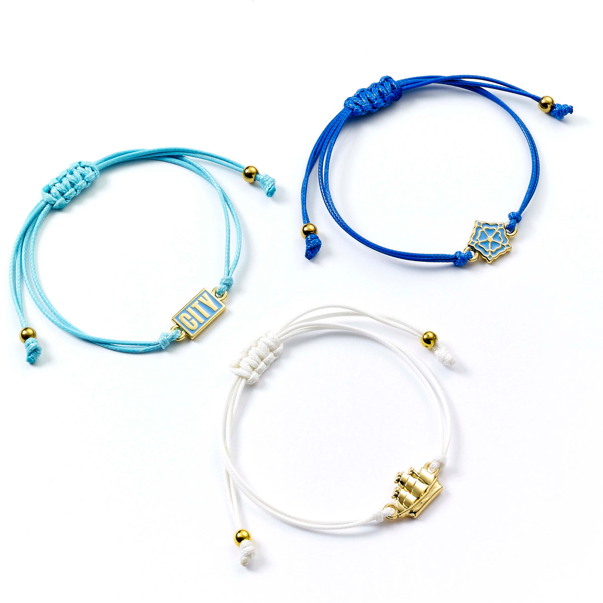 Manchester City Football Club Friendship Bracelet Set - The Carat Shop