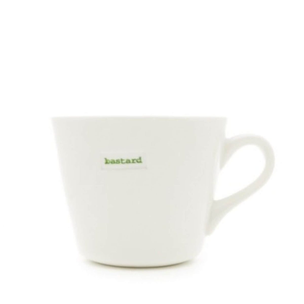 Keith Brymer Jones Word Range 350ml Bucket Mug - Bastard - Funny Rude Mug Gift