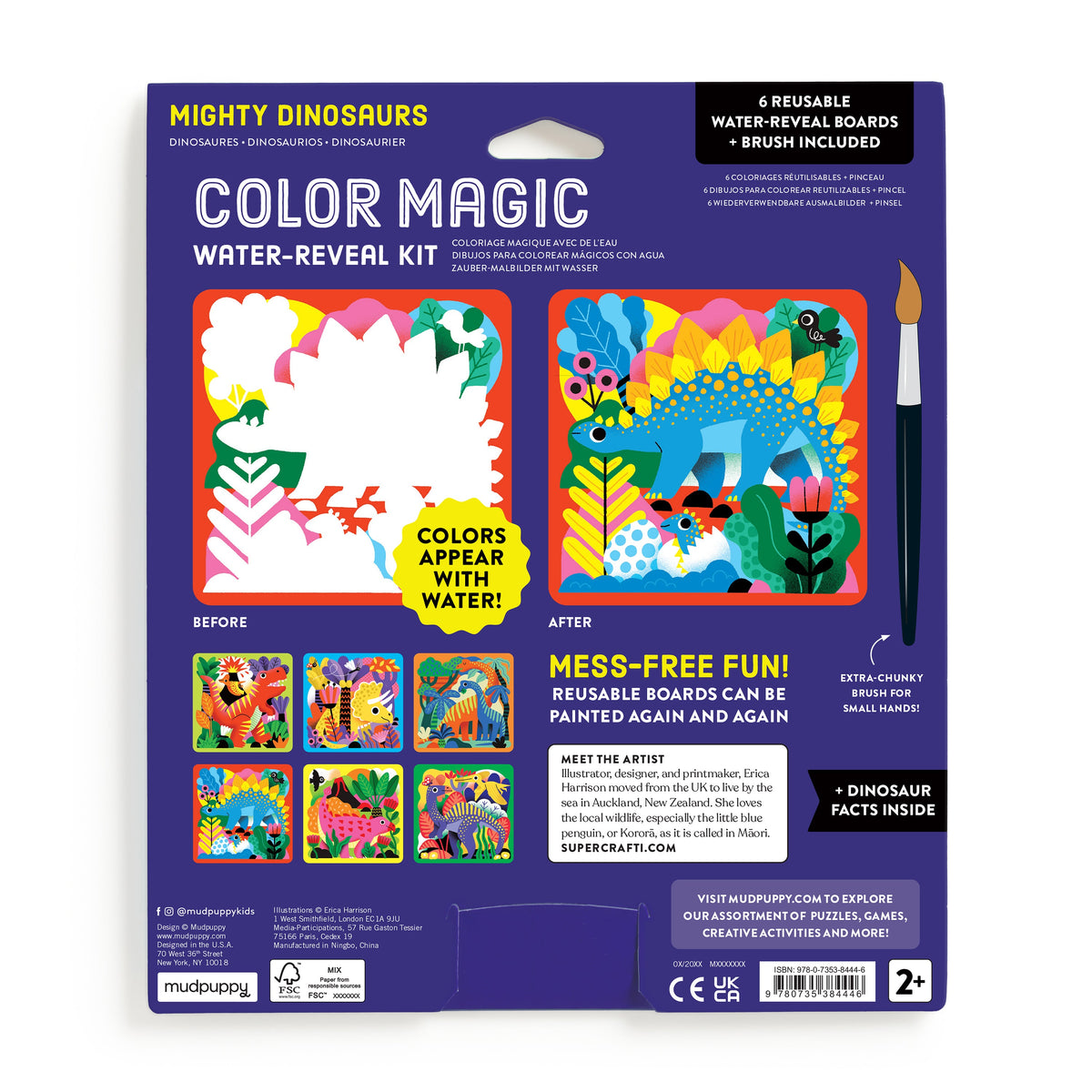 Mighty Dinosaurs Colour Magic Water-Reveal Kit - image 3