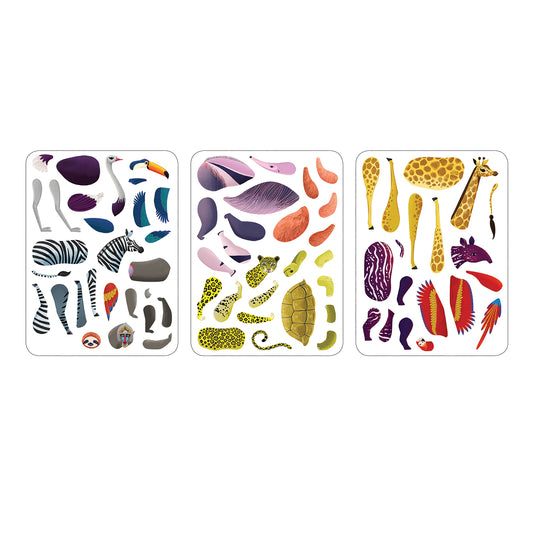 Wild Mix-Up Magnetic Build-It Play Set - image 5