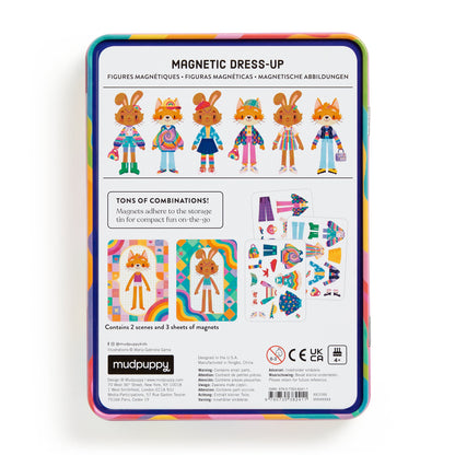 Rainbow Fashion Magnetic Dress-Up Play Set - image 2