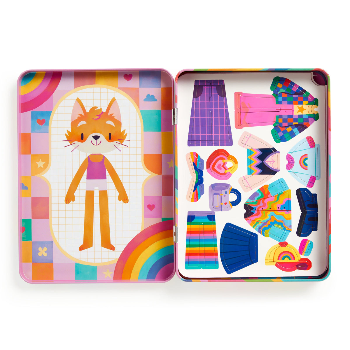 Rainbow Fashion Magnetic Dress-Up Play Set - image 4