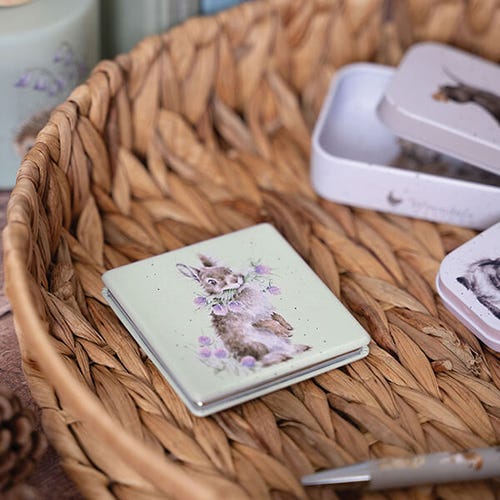 'Head Clover Heels' Rabbit Compact Mirror - Image 4