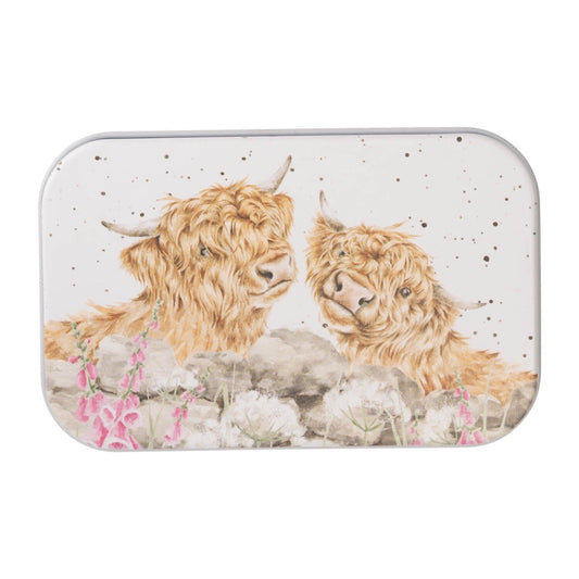 Wrendale Designs Mini Tin - Just For Moo Highland Cow