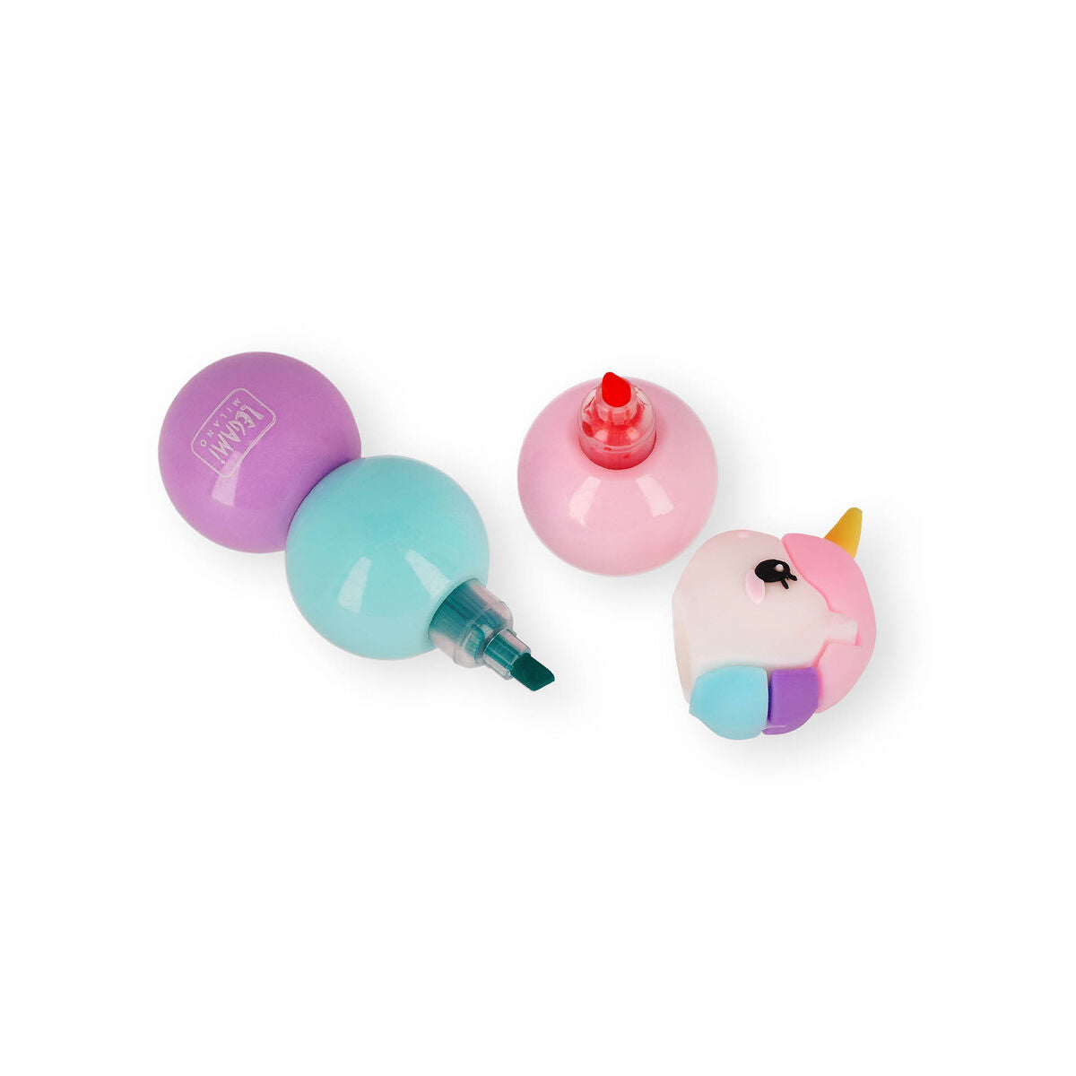 Legami Unicorn 3-in-1 Highlighter - 3 is Better Than 1 - Image 2