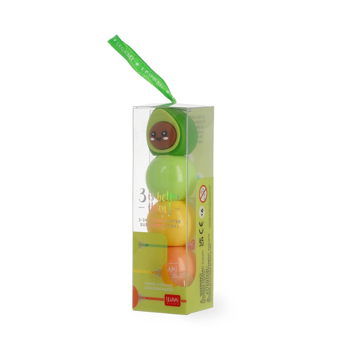 Legami Avocado 3-in-1 Highlighter - 3 is Better Than 1 - Image 5