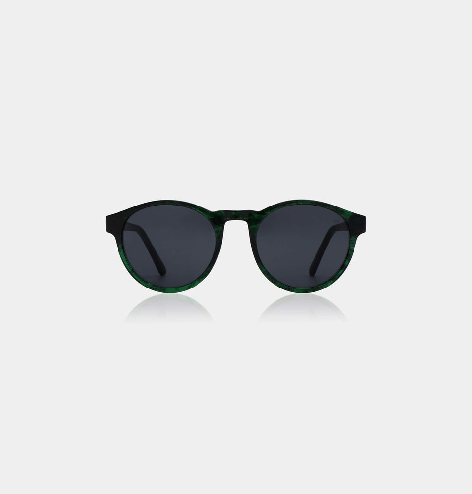 A.KJAERBEDE - Sunglasses | Marvin – Green Marble Transparent