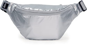 LOQI - Bags | Metallic Bumbag | Silver - One Size
