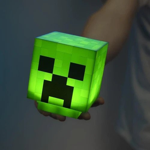 Paladone - Light | Minecraft Head Creeper Light V2