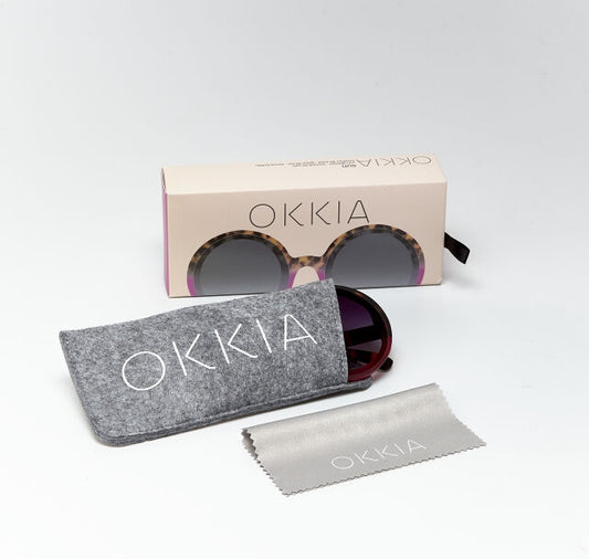 Okkia Occhiale Da Sole Tondo - Havana pink - Image 4