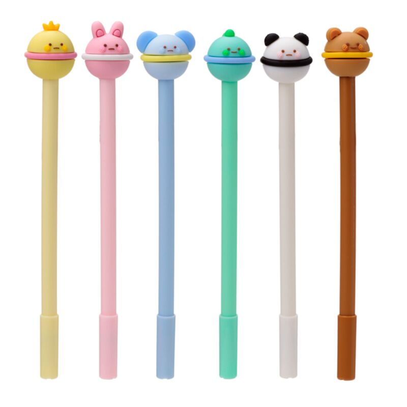 Cute Animal Erasable Pen with Topper - image 2