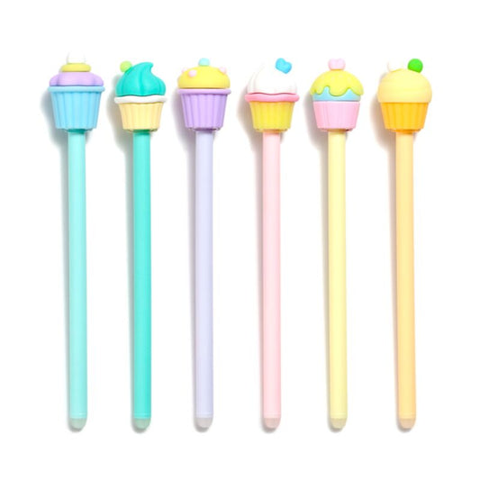 Cupcake Erasable Pen with Topper - image 2