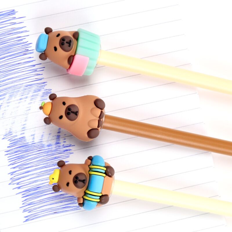 Capybara Erasable Pen with Topper - image 3