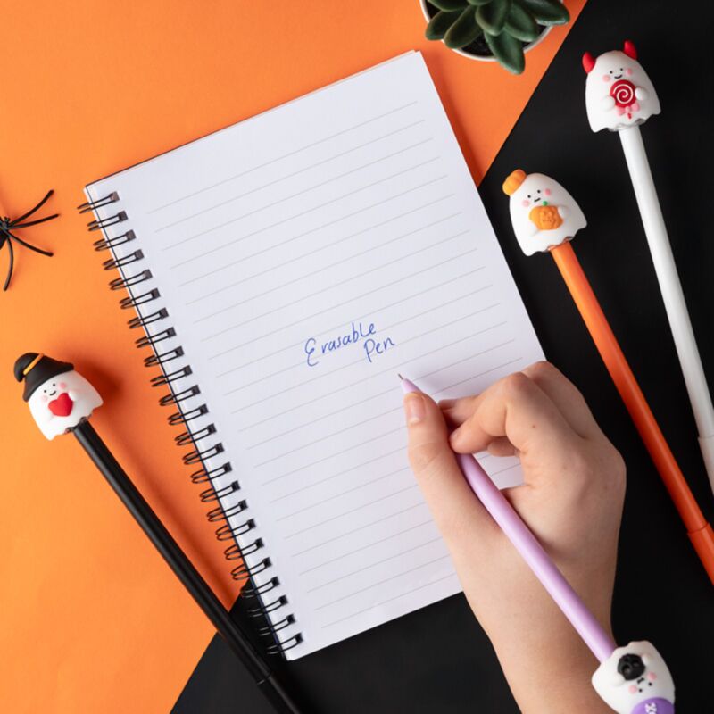 Spooky Ghost Erasable Pen with Topper - image 3