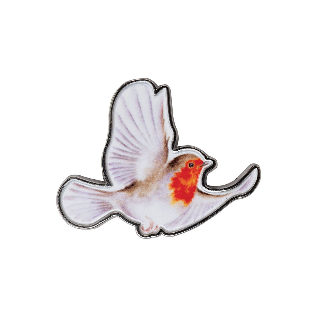 Wrendale Designs Pin Badge - Flying Robin