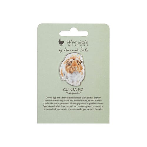 'Grinny Pig' Guinea Pig Pin Badge - Image 2