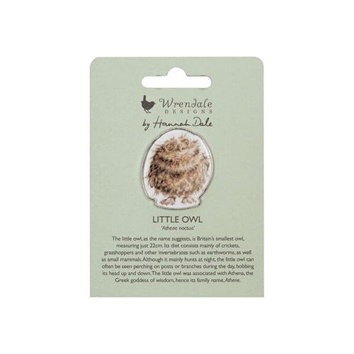 'Round Owl' Owl Pin Badge - Image 3