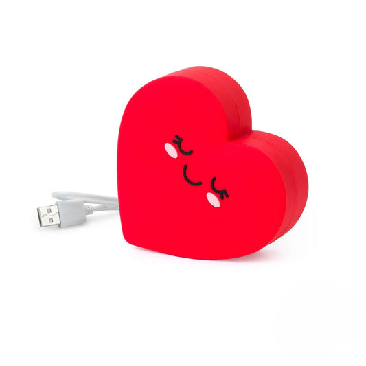 Legami Heart Portable Battery Charger - My Super Power - Image 1