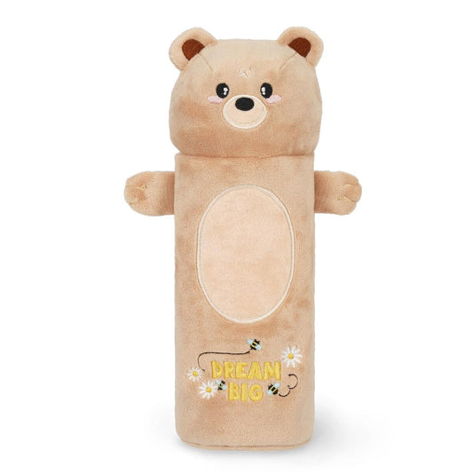 Teddy Bear "Dream Big" Soft Plush Pencil Case - Super Soft! - Image 1