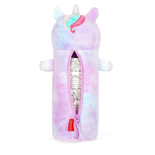 Unicorn "Believe in Magic" Soft Plush Pencil Case - Super Soft! - Image 2