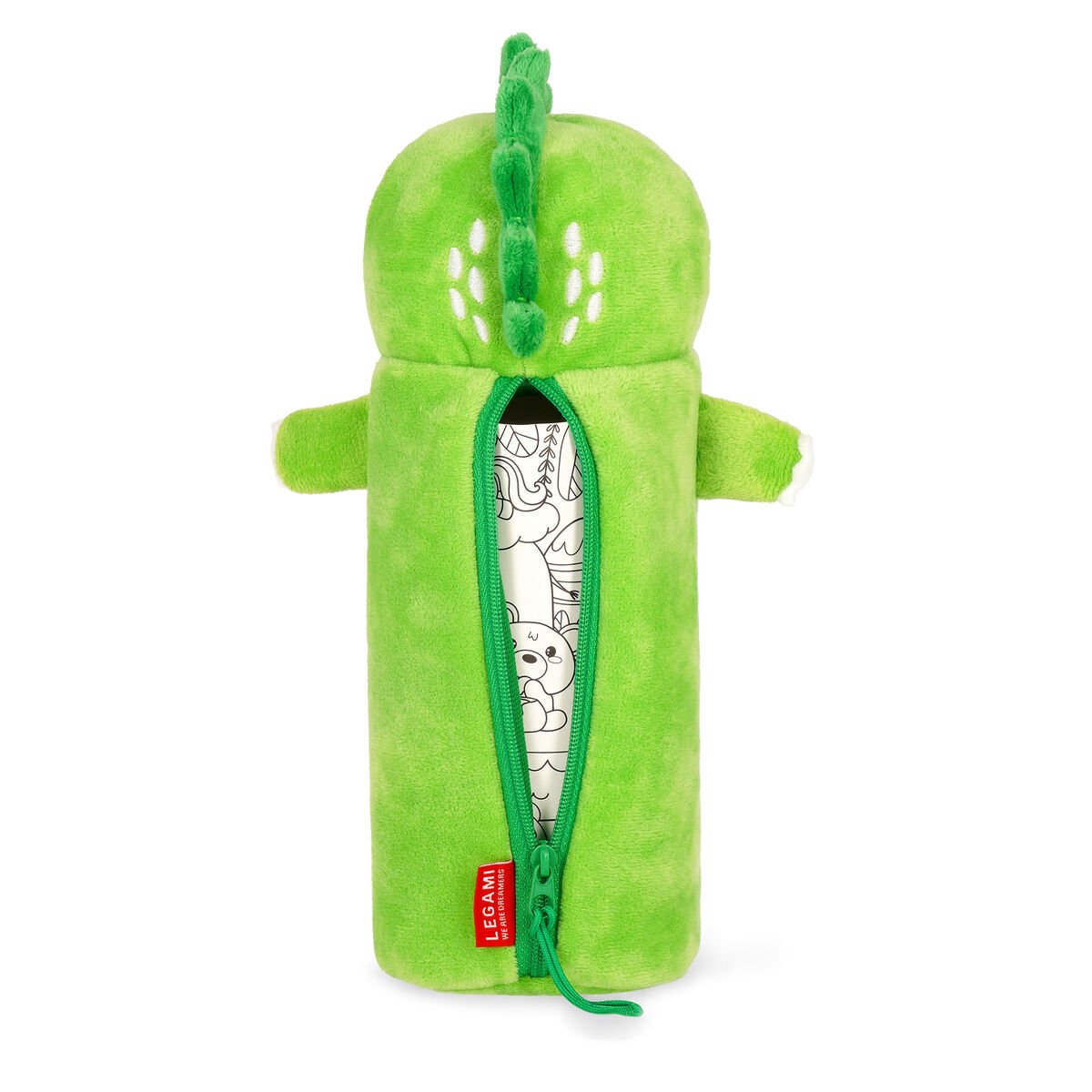 Dino "Roooarr" Soft Plush Pencil Case - Super Soft! - Image 2