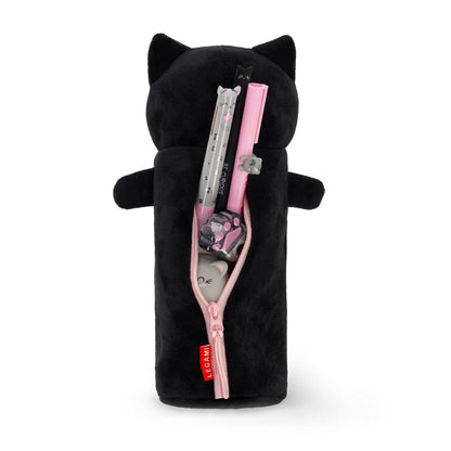 Kitty "Be Curious" Soft Plush Pencil Case - Super Soft! - Image 3