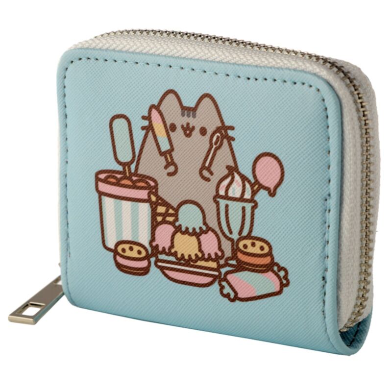 Pusheen Foodie Cat Zip Around Small Wallet Purse - image 4