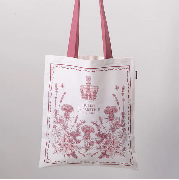 Canvas Bag HRH Queen Elizabeth II Commemorative