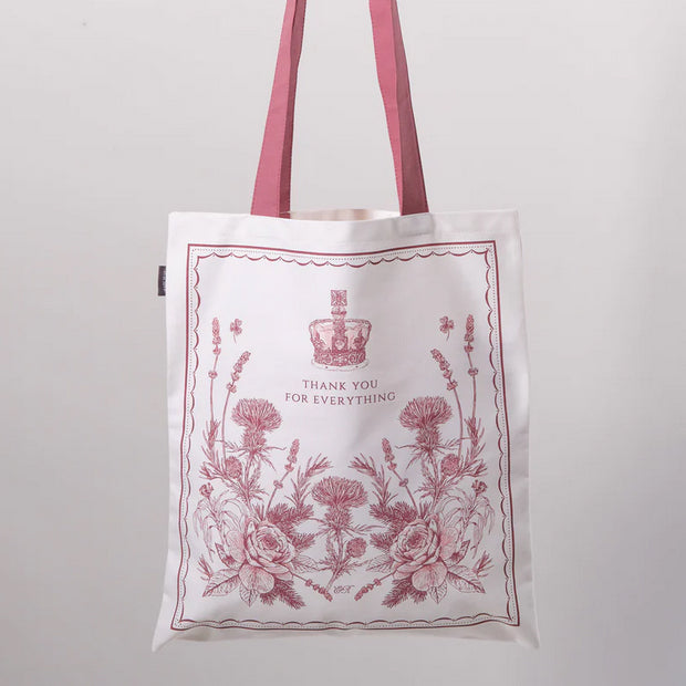 Canvas Bag HRH Queen Elizabeth II Commemorative