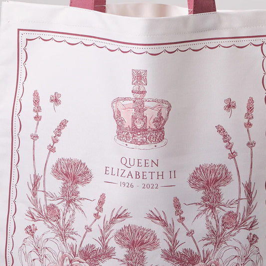 Canvas Bag HRH Queen Elizabeth II Commemorative