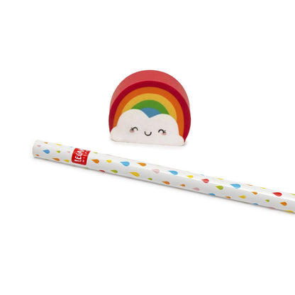 Rainbow Pencil with Eraser - After Rain Comes The Rainbow - Image 2