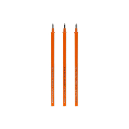 Erasable Gel Pen Refills, Orange - Pack of 3 - Image 1