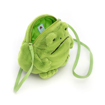 Ricky Rain Frog Bag Official Jellycat Soft Toy Sling Bag