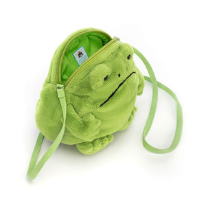 Ricky Rain Frog Bag Official Jellycat Soft Toy Sling Bag