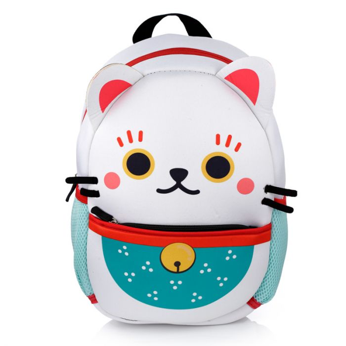 Puckator - Backpack | Maneki Neko Lucky Cat | Neoprene Rucksack Backpack