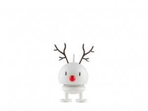 Desk Bumble Bouncy Figurine | Hoptimist Reindeer Bumble S | White
