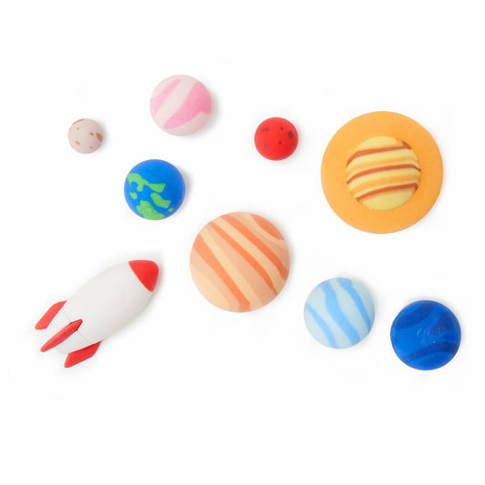 Solar System - Set of 9 Erasers - Image 1