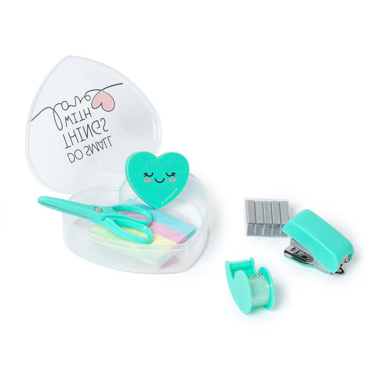 Legami Mini Stationery Set - Heart - Image 1