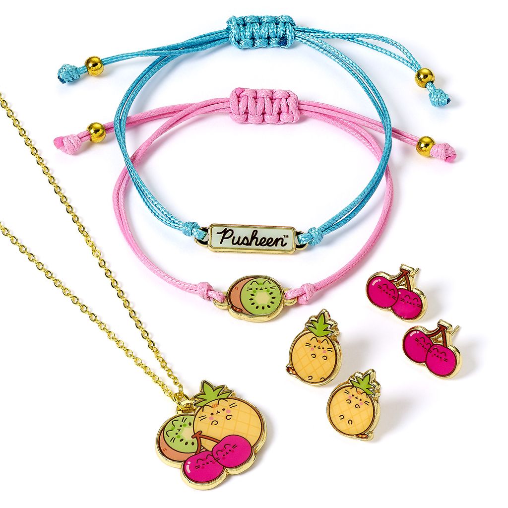 Pusheen the Cat Fruits Themed Jewellery Set - The Carat Shop