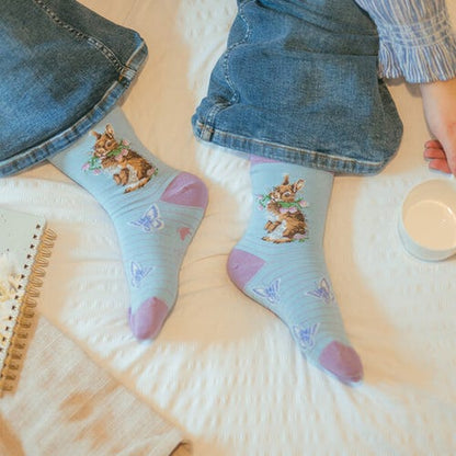  'Head Clover Heels' Rabbit Socks - Image 2