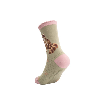 Wrendale Designs Women's Bamboo Socks - Feline Fabulous Cat - image 3
