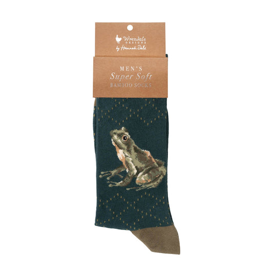 Wrendale Designs Men's Bamboo Socks - The Happy Frog