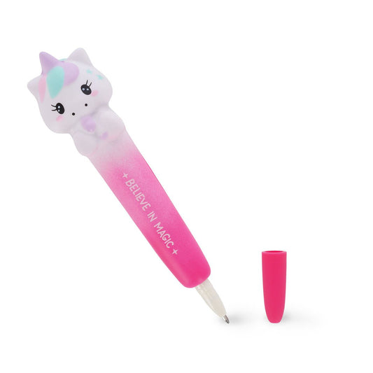 Legami "Believe in Magic" Squishy Gel Pen - Unicorn - Image 2