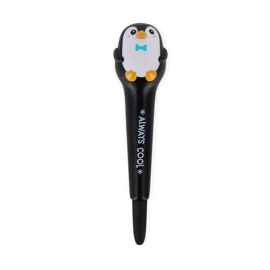 "Always Cool" Penguin Squishy Gel Pen - Squeezies - Image 1
