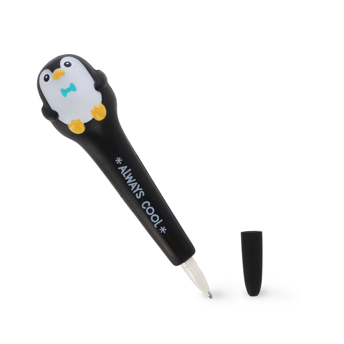 "Always Cool" Penguin Squishy Gel Pen - Squeezies - Image 2
